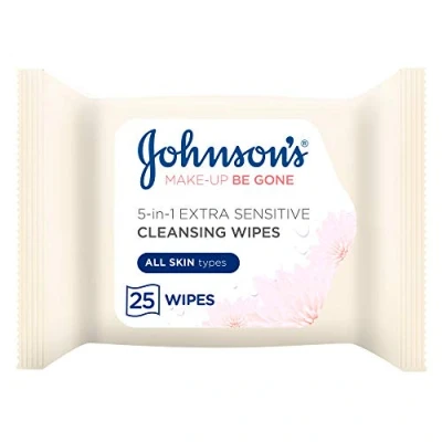 Abbildung von Johnson&#039;s Makeup Be Gone Extra Sensitive Tücher, 25 Stück
