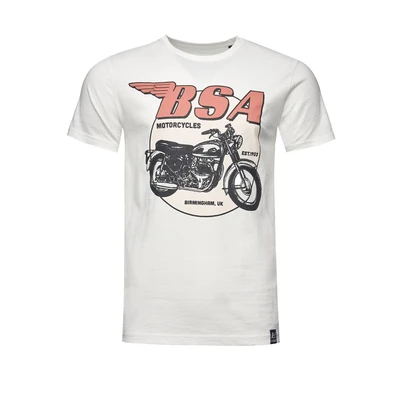 Abbildung von Recovered T Shirt &quot;BSA Birmingham Motorcycles&quot;, mit coolem Print