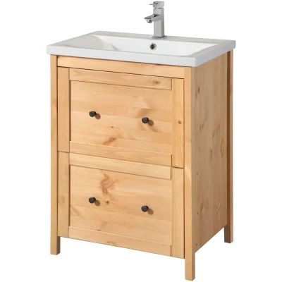 Abbildung von welltime Waschtisch &quot;Sylt&quot;, Landhaus, Breite 60 cm, aus Massivholz