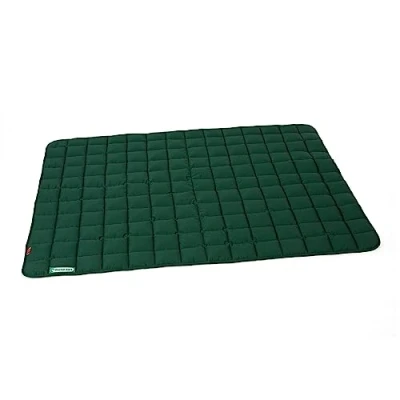 Abbildung von Doctor Bark Hundedecke weiche, hochwertige Hundematte für sehr große Hunde, robuste Indoor Outdoor Liegedecke, waschbar bis 95C (Gr. XXL, Grün)