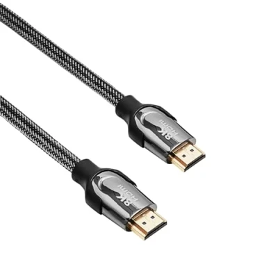 Abbildung von AKYGA Kabel HDMI AK HD 30S abgeschirmtes CU 48Gb/s 8K@60Hz 4K@120Hz ver. 2.1 3m schwarz Ethernet TV PS5 Xbox Beamer Heimkino PC