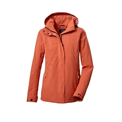 Abbildung von killtec Damen Funktionsjacke/Outtdoorjacke mit abzippbarer Kapuze KOS 92 WMN JCKT, dunkelapricot, 40, 39145 000