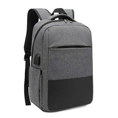 Abbildung von Besttravel Laptop Rucksack Herren 15,6 Zoll, Tasche,Wasserabweisend Schulrucksack Arbeit Outdoor Reisen Camping Grau