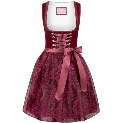 Abbildung von Stockerpoint Dirndl, Damen, Größe: 44, Rot