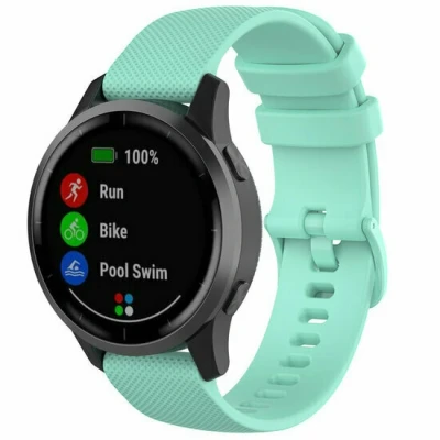 Abbildung von Garmin Vivomove 3 / HR Luxe Sport Style Trend Sportarmband mit Muster Türkis