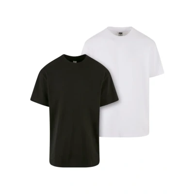 Abbildung von Urban Classics Heavy 2PACK Tshirt basic, Herren, Größe: 5XL, Black white