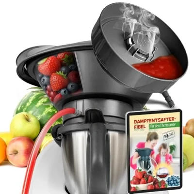 Abbildung von MixFino® Entsafteraufsatz Dampfentsafter Aufsatz für Thermomix, Zubehör TM6, TM5, TM31, TM Friend