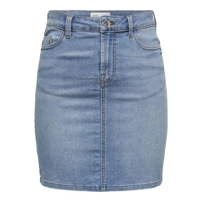 Abbildung von JDY MOON Bleistiftrock, Damen, Größe: XS, Medium blue denim