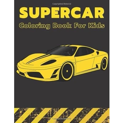 Abbildung von Supercar Coloring Book For Kids: Exotic Luxury Cars Colouring Kids Ages 8 12 Boys And Girls