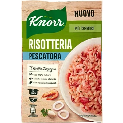 Abbildung von 15x Knorr alla Pescatora Meeresfrüchte Risotto 175g 100% italienisch Fertiggerichte Reisgerichte