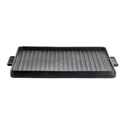 Abbildung von Gusseisenkuss Schmortopf Gusseisenkuss® Grillplatte aus Gusseisen 38x38 cm Gussplatte Plancha
