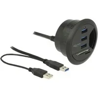Abbildung von Tisch Hub 3 Port USB 3.0, Kartenleser