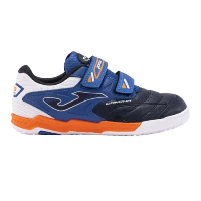 Abbildung von Joma Cancha JR Unisex Fußballschuh Halle für Kinder, Größe: 27, Royal navy Schuhe