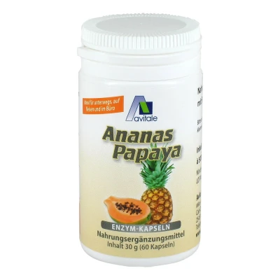 Abbildung von Ananas Papaya Kapseln