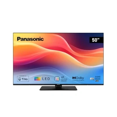 Abbildung von Panasonic TB 50W61AEZ, W61 Serie, 50 Zoll, 4K Ultra HD LED Smart TV, 2025, TiVo, Dolby Vision &amp; Atmos, Game Mode Plus, Alexa Google Sprachsteuerung, Schwarz