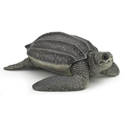 Abbildung von Papo Handbemalt Figuren Meereswelt Lederschildkrote 56022 Sammelbar für Kinder Geeignet Jungen und Mädchen Ab 3 Jahren
