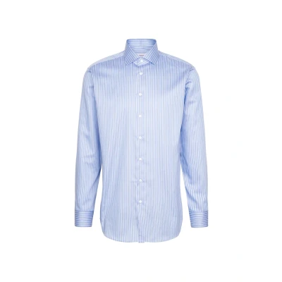 Abbildung von Seidensticker Regular Businesshemd, Herren, Größe: 44, Light blue