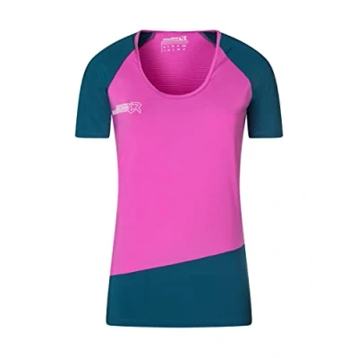 Abbildung von Rock Experience REWT01461 Merlin SS T Shirt Women&#039;s 0834 Super Pink+1484 Moroccan Blue XXL