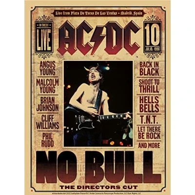 Abbildung von AC/DC Aufkleber No Bull The Directors Cut Sticker Rock Heavy ca. 13x10 cm