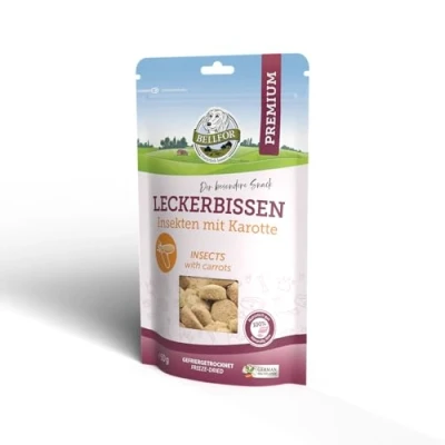 Abbildung von Bellfor Freeze Snack für Hunde Insekten mit Karotte 50 g