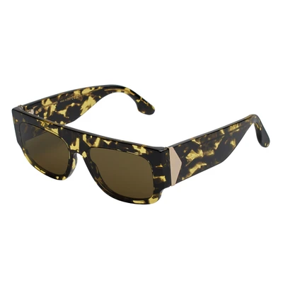 Abbildung von Victoria Beckham Damen VB666S 012 Sonnenbrillen Acetat Havanna Quadratisch Normal