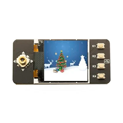 Abbildung von XICOOLEE 3.7 cm (1.4 Zoll) LCD Displaymodul für Raspberry Pi Pico, Eingebettete ST7735S Treiber SPI Schnittstelle, kompatibel mit Pico Header