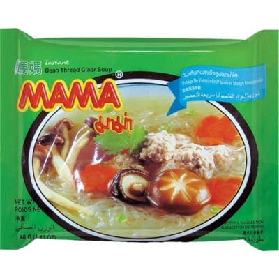 Abbildung von MAMA Instantglasnudeln klare Suppe Leckeres Schnellgericht orientalischer Art Authentisch thailändisch kochen 30 x 40 g
