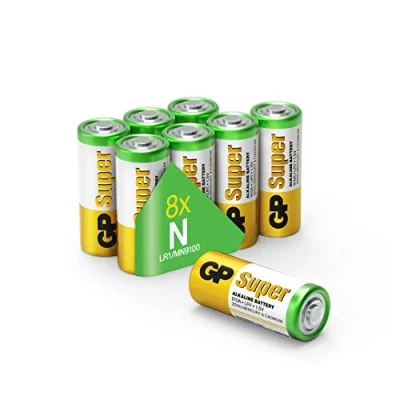 Abbildung von GP Super Alkaline LR1 Batterien (Typ 910A, N Lady, N, E90) Spannung 1,5 V, Pack mit 8 Stück