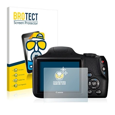 Abbildung von BROTECT Entspiegelungs Schutzfolie für Canon PowerShot SX540 HS (2 Stück) Matte Displayschutz Folie, Anti Reflex, Fingerprint