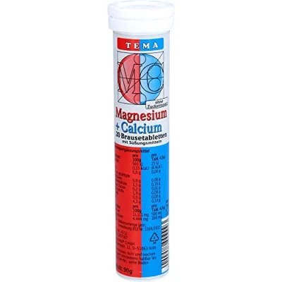 Abbildung von Magnesium+calcium Brausetabletten 20 St