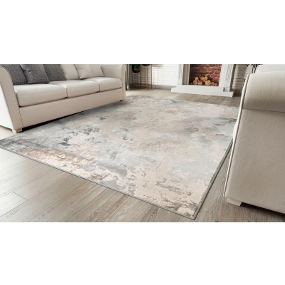 Abbildung von Home affaire Teppich &quot;Hamar&quot;, rechteckig, weiche Haptik, Marmor Optik