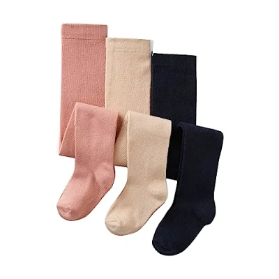 Abbildung von Vertbaudet 3er Pack Baby Strumpfhosen Oeko Tex dunkelviolett 23/26