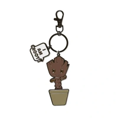 Abbildung von Disney Store Schlüsselanhänger mit Aufschrift Guardians of the Galaxy I Am Groot Baby GH00340RL, braun, Einheitsgröße, Modern