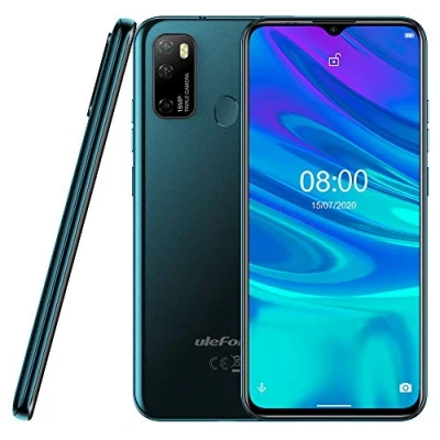 Abbildung von Ulefone Note 9P Smartphone Android 10, 6,52’’ Handy ohne Vertrag 16MP Quad Kamera, Octa Core 4GB + 64GB, 3 Karten Steckplatz, Dual SIM, 4500mAh Akku OTG, Gesichtsentsperrung Fingerabdruck Grün