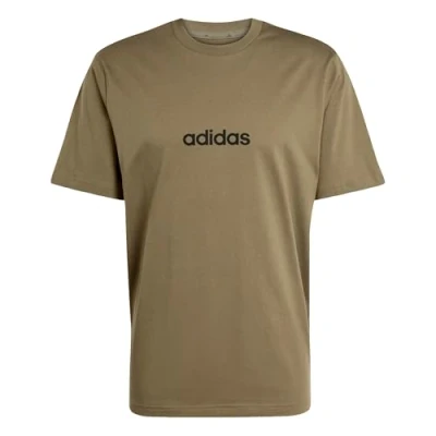 Abbildung von adidas Sportswear Tshirt basic, Herren, Größe: Large, Olive strata/black