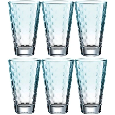 Abbildung von LEONARDO Longdrinkglas OPTIC, Glas, 300 ml, 6 teilig