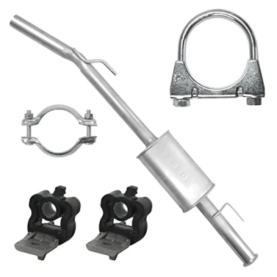 Abbildung von Mitteltopf Auspuff Mittelschalldämpfer für 1.4i 1.6i Renault Clio 2 II B Thalia Symbol 1 I