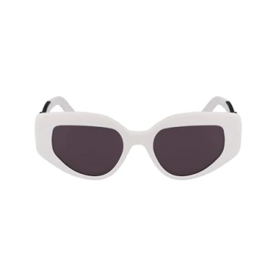 Abbildung von KARL Lagerfeld Sonnenbrille, Damen, Größe: One Size, Matte white