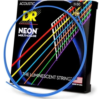Abbildung von DR A NEON MCA 11 HiDef Acoustic Saite mehrfarbig