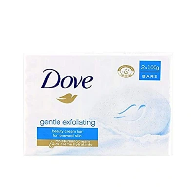 Abbildung von 3er Pack DOVE Seife &quot;Gentle Exfoliating&quot; 2x 100g