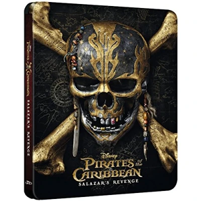 Abbildung von Pirates of the Caribbean Salazar&#039;s Revenge Steelbook 3D UK Exclusive Limited Edition Includes 2D Version Blu ray Region Free