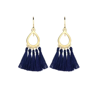 Abbildung von Elli Festival BOHO LOOK Ohrringe, Damen, Größe: One Size, Blau