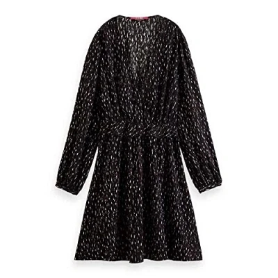 Abbildung von Scotch &amp; Soda Wrapped Short Dress SET Freizeitkleid, Damen, Größe: 42, Ikat rain