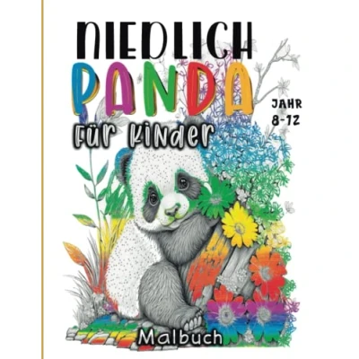 Abbildung von Niedlich Panda für Kinder Malbuch: Bezaubernde Cartoons, die Zärtlichkeit Jungen Mädchen im Alter von 8 12 Jahren inspirieren
