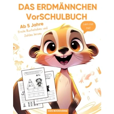 Abbildung von Das Erdmännchen VorSchulbuch Ab 5 Jahre: Erste Buchstaben und Zahlen lernen