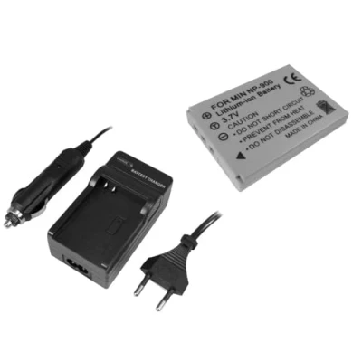 Abbildung von Angebot IM Set: Trade Shop Kamera Li Ion Akku 950mAh + Ladegerät mit Kfz Adapter für Medion MD85700 MD85801 MD85820 MD85867 MD85866 MD8700 MD 85700 85801 85820 85867