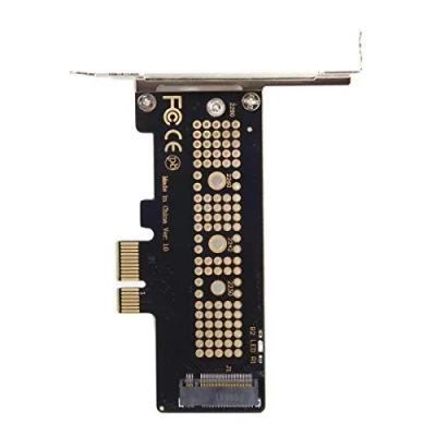Abbildung von Cablecc Low Profile PCI E 3.0 x4 Lane auf M.2 NGFF M Key SSD Nvme AHCI Express Adapterkarte