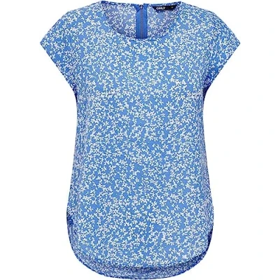 Abbildung von ONLY VIC SS AOP NOOS PTM Bluse, Damen, Größe: 34, Marina