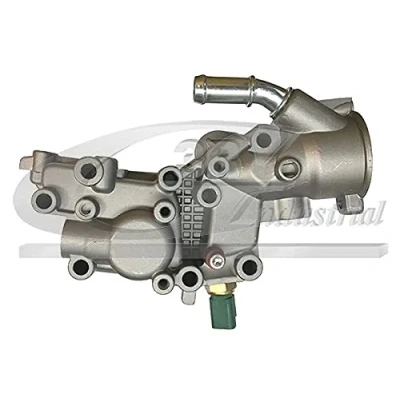 Abbildung von 3RG 81208 Flansch ohne Thermostat, mit Sensor PEUGEOT: 207 Schrägheck, 206 206+ CITROËN: Berlingo / First I
