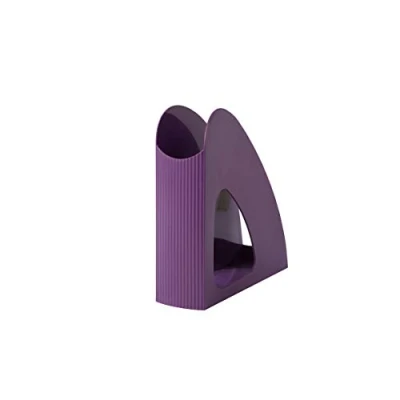 Abbildung von HAN Stehsammler Re LOOP 6 Stück, say yes to 100% recycled, Zeitungsständer, Stehordner, modernes, junges Design für DIN A4/C4 Unterlagen, 76 x 239 256 mm, 16218 957, lila